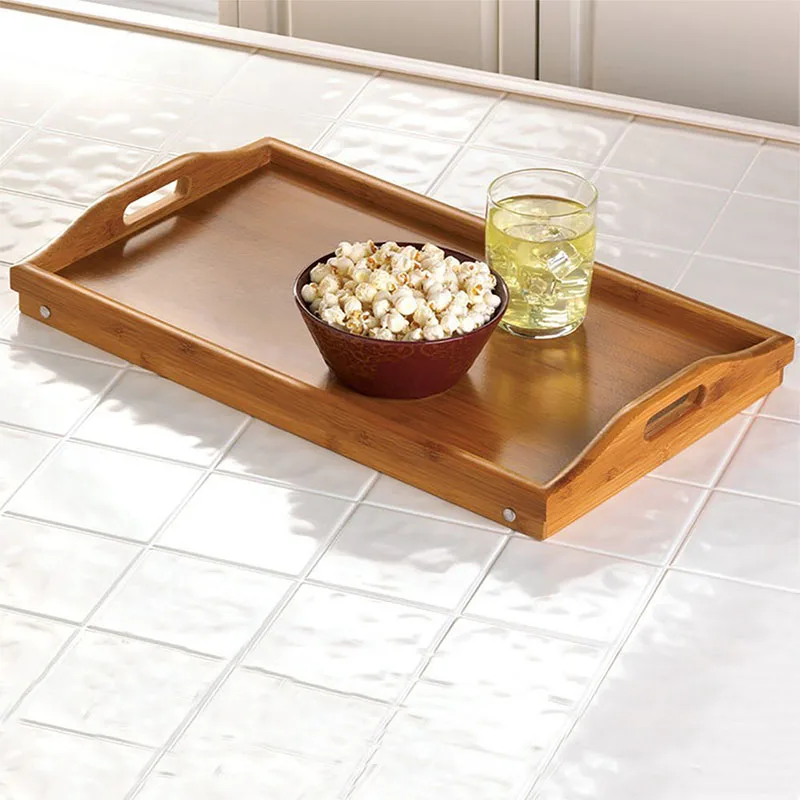 Portátil Bambu Laptop Desk, Mesa De Jantar Notebook para Sofá-cama, Standing Lap Table