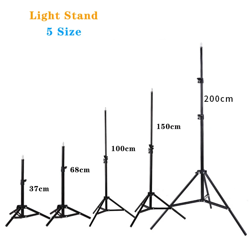200 cm Fotografie Stativ Licht Steht Mit 1/4 Schraube Kopf Einstellbare Licht Stehen Foto Stativ Für Telefon Ring Licht Foto studio