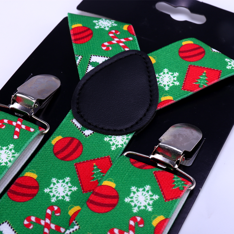 Tirantes navideños para camisa de hombre y mujer, soporte para pantalones, tirantes, cinturón de boda, correa, Gallus Bird, regalo Kawaii, novedad de 2020, 3,5 CM