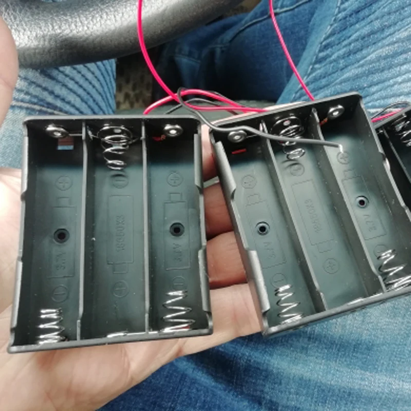 2022 New 18650 Điện Di Động Hộp 1X 2X 3X 4X 18650 Pin Lưu Trữ Hộp Hộp 1 2 3 4 khe Cắm Pin Hộp Đựng Có Dây
