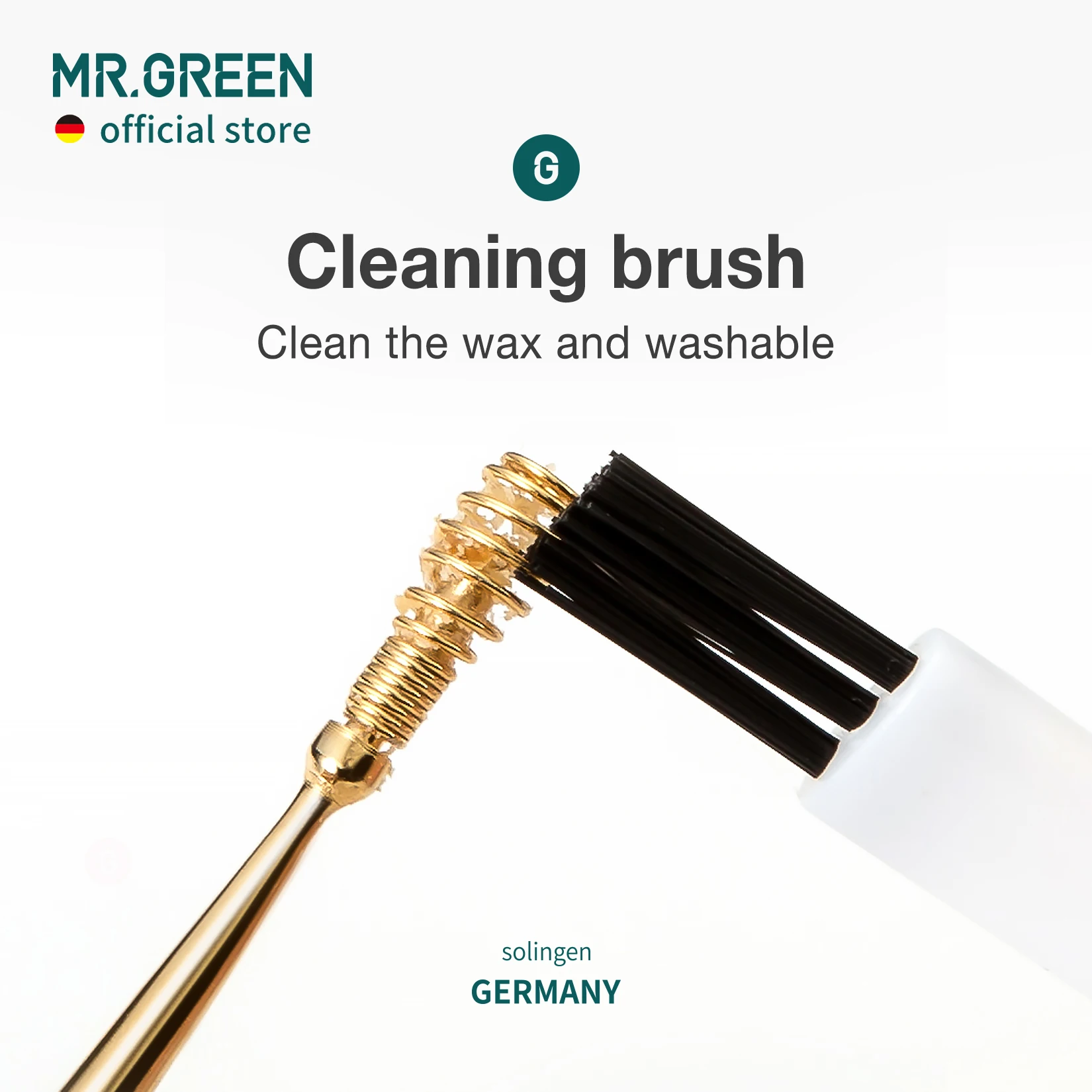 Remoção de cera de ouvido MR.GREEN 360 °   Espiral massagem orelha picareta limpador de canal de ouvido design flexível de aço inoxidável ferramentas de cuidados com os ouvidos