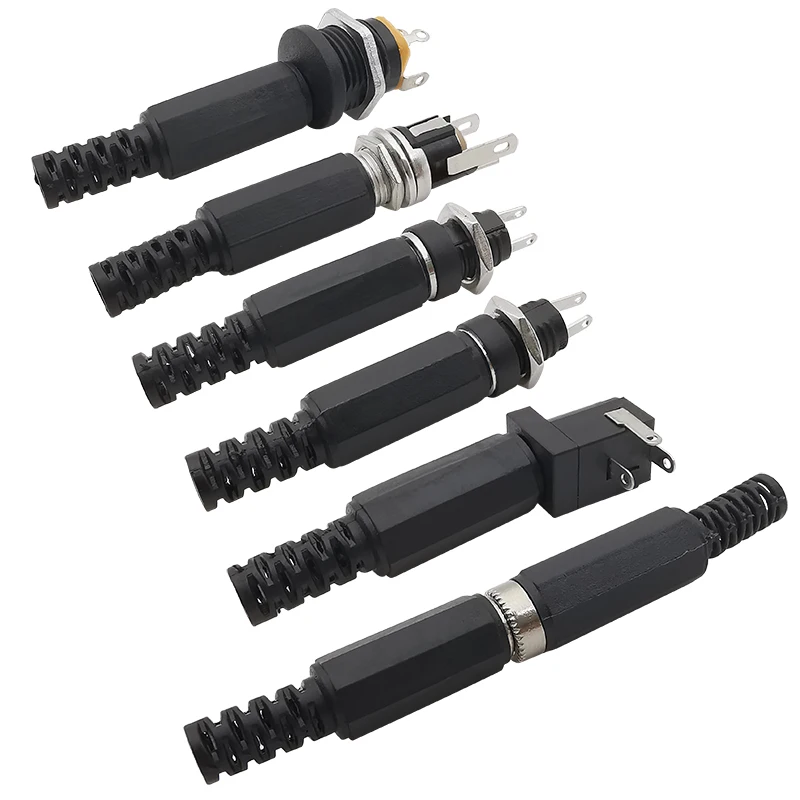 10ชิ้นDCเชื่อมต่อ5.5x2.1มิลลิเมตร3.5x1.3มิลลิเมตรDC Powerเสียบชายหญิงแจ็คซ็อกเก็ตอ่อนนุชแผงเมาDC Powerอะแดปเตอร์เชื่อมต่อ5.5*2.1