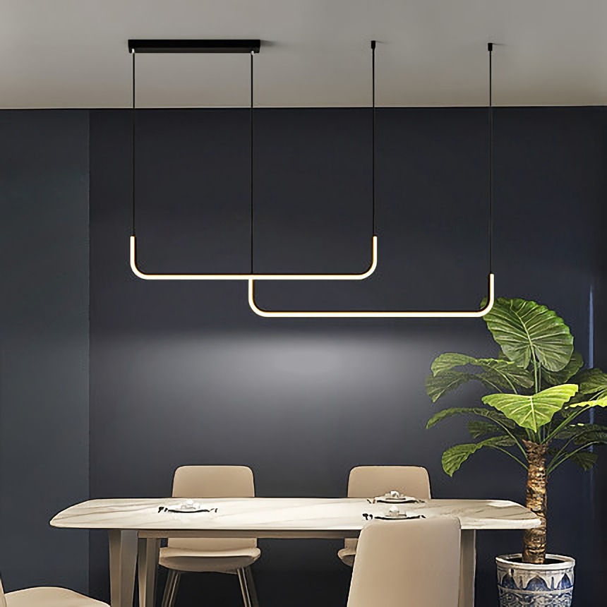 Lámpara de techo LED moderna, mesa regulable, comedor, cocina, lámparas colgantes minimalistas, decoración del hogar, luminarias de iluminación