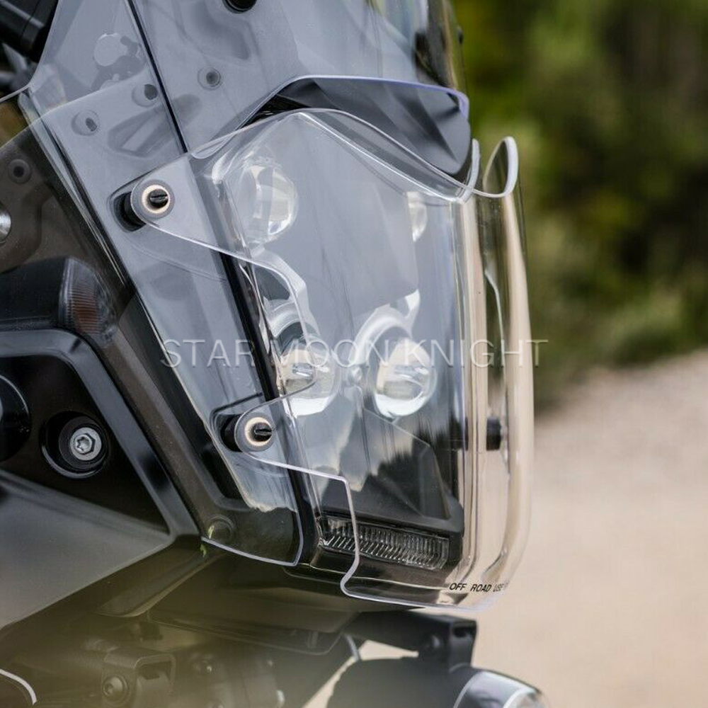 Motorcycle Accessories Acrylic Headlight Protector Light Cover Protective Guard For YAMAHA Tenere 700 Tenere700 XT700Z 2019 -