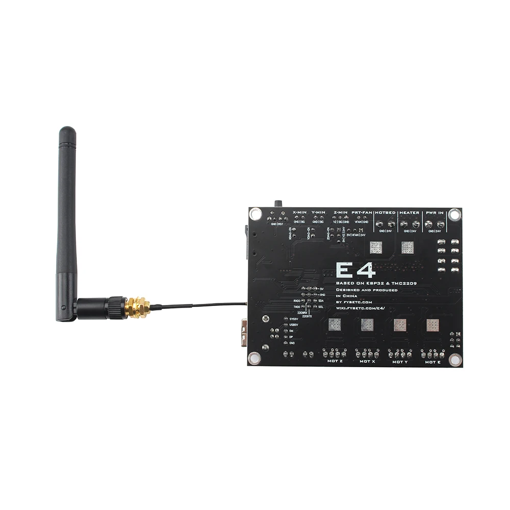 FYSETC E4 ボード Wi-Fi および Bluetooth 内蔵 4 個 TMC2209 240MHz 16M フラッシュ 3D プリンタ制御ボードベース 3D プリンタ用