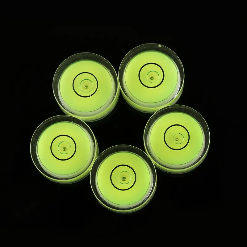 Bộ 5 Vòng Bong Bóng Nước Mini Mức Độ Tinh Thần Bullseye Nước Đo Cụ L69A