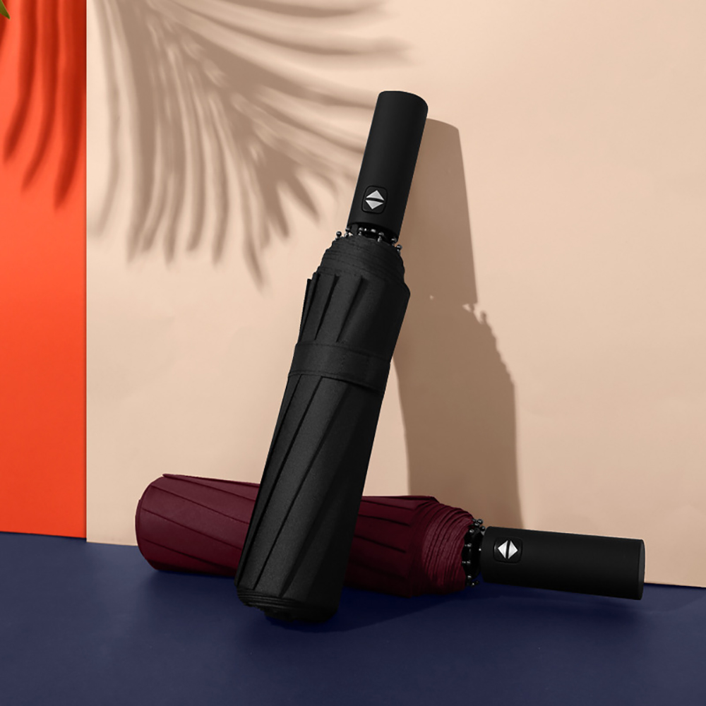 Winddichte Automatische Opvouwbare Paraplu Vrouwelijke Mannelijke Twaalfde Bot Auto Luxe Grote Zakelijke Paraplu Mannen Regen Vrouwen Geschenk Parasol