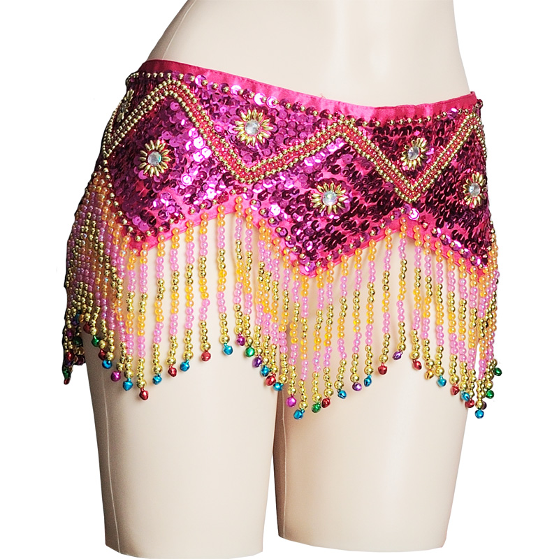 Cinturón brillante para danza del vientre para mujer, cinturón hecho a mano con cuentas y borlas, accesorios para danza del vientre, traje sexy para danza de la cadera