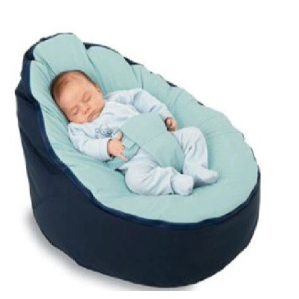 Levmoon Vừa Đậu Túi Ghế Trẻ Em Giường Ngủ Gấp Di Động Con Sofa Zac Mà Không Chất Độn