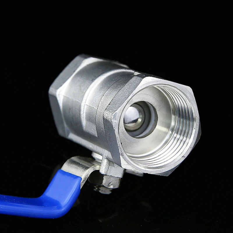Raccord de plomberie, interrupteur à robinet à tournant sphérique, robinet fileté femelle en acier inoxydable SS304 BSPT 1/4 "3/8" 1/2 "3/4" 1 "1-1/4" 1-1/2"