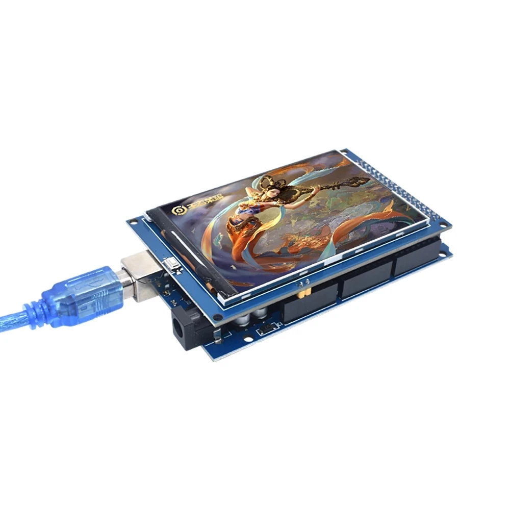 ¡Envío gratis! Módulo de pantalla LCD TFT de 3,5 pulgadas Ultra HD 320X480 para placa Arduino MEGA 2560 R3