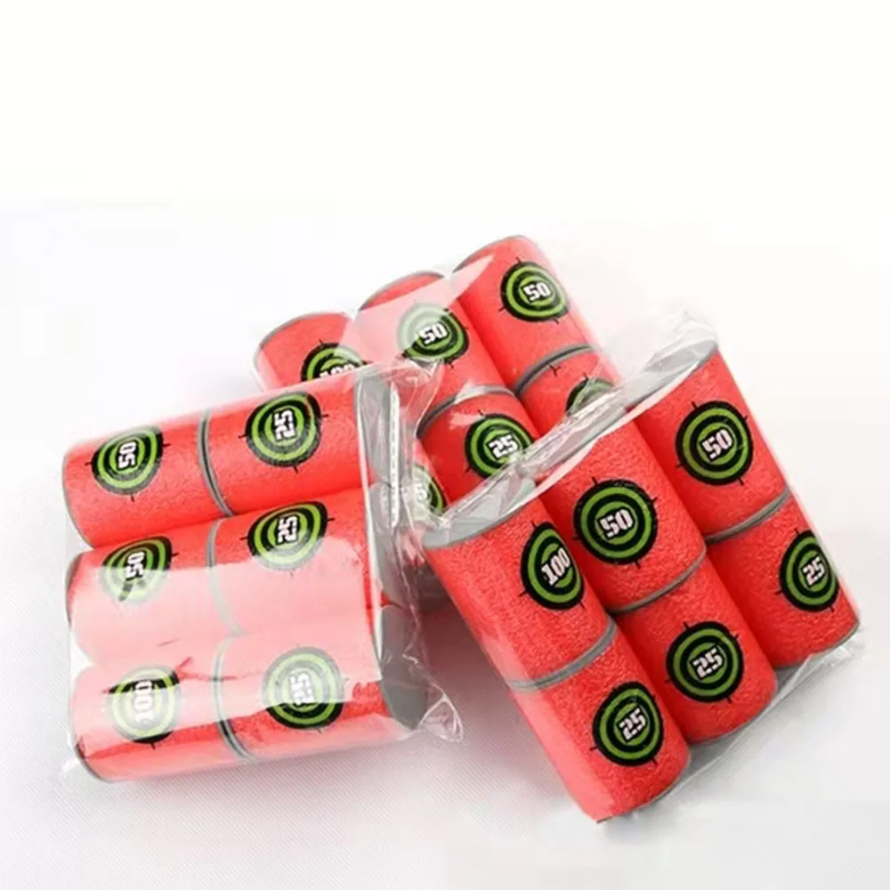 Viên Đạn Phi Tiêu Mục Tiêu Cho Súng Đồ Chơi Nerf N-Strike Elite Series Blasters 6 Gói Mềm Chất Liệu EVA (Đỏ)