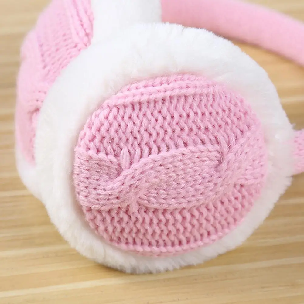 Orejeras de punto cálidas para mujer, Protector de orejeras Multicolor Simple, accesorios de invierno para exteriores
