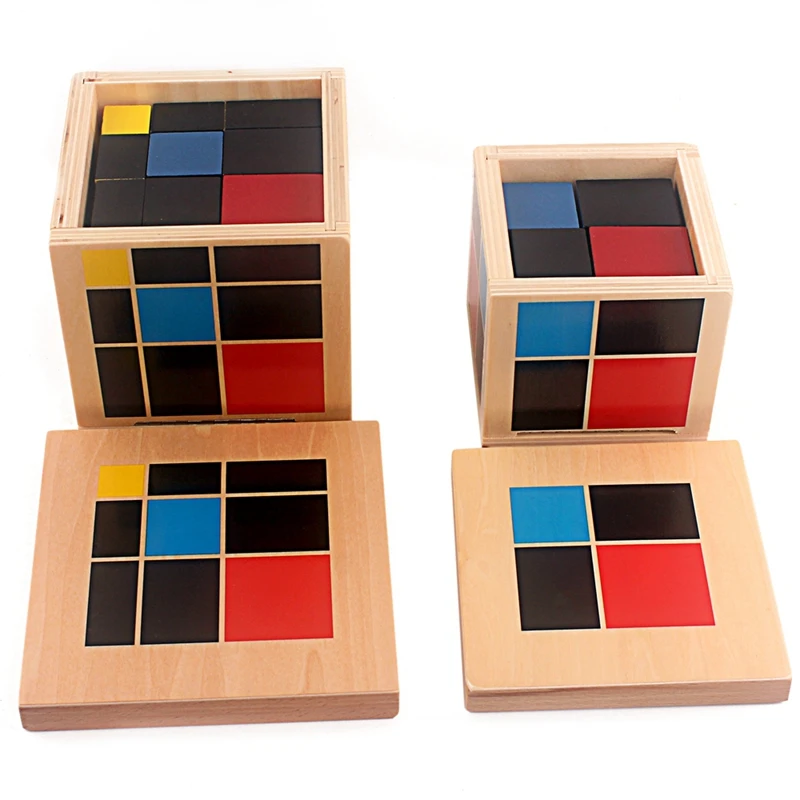Montessori Số Học Đại Số Nhị Thức Khối Lập Phương Trinomial Khối Lập Phương Gỗ Đồ Chơi Toán Học Vật Liệu Cho Tiểu Học Bằng Gỗ Đồ Chơi Toán Học