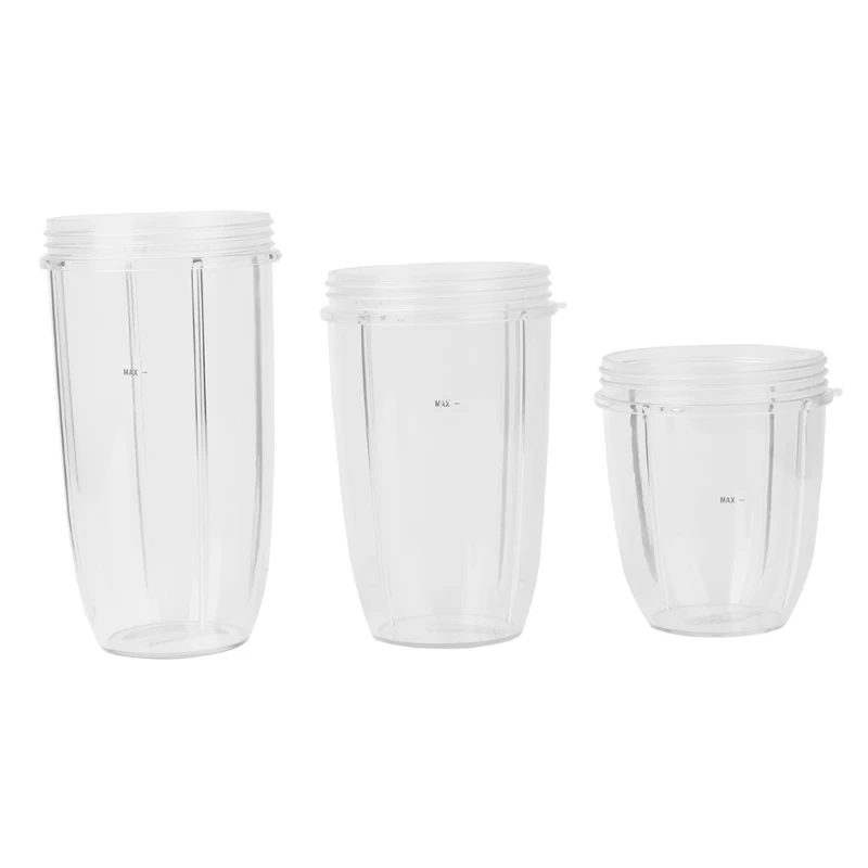 Máy Ép Ly Cốc Rõ Ràng Thay Thế Cho NutriBullet Nutri Viên Đạn Máy Ép 18/24/32OZ Thả Tàu No28
