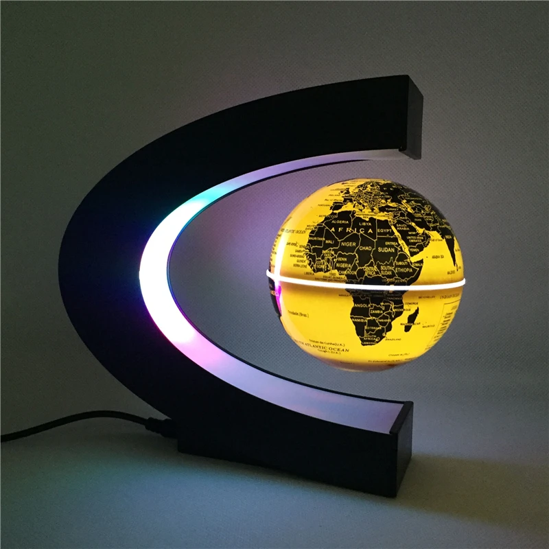 Bay Lên Đèn Toàn Cầu Bản Đồ Thế Giới Bóng Đèn Toàn Cầu Glow Bay Lên Từ Led Ánh Sáng Ban Đêm Nổi Thế Giới Mặt Đất Mới Lạ
