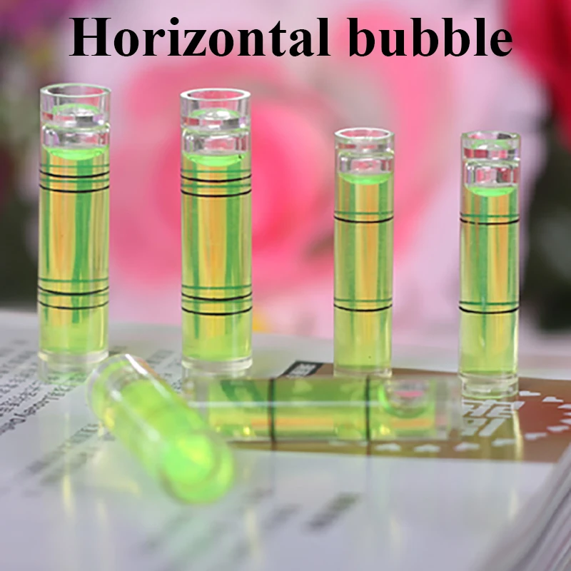 3 cái Mini Bubble Spirit Level Hình trụ Tròn Bullseye Bubble Level Ngang Bộ đo chính xác