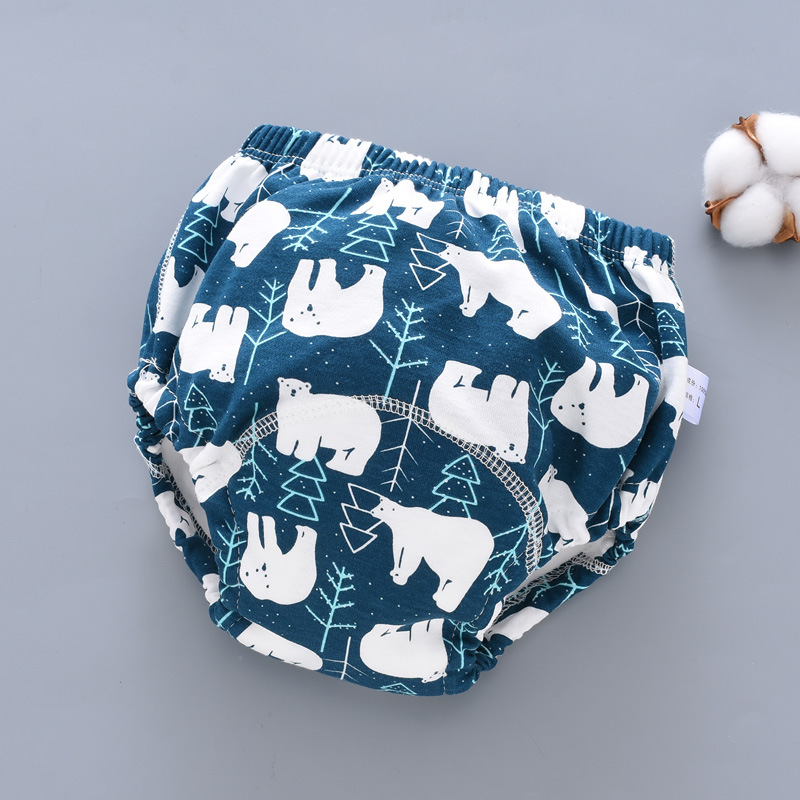 6 Tầng Chống Thấm Có Thể Tái Sử Dụng Cotton Quần Tập Luyện Cho Trẻ Sơ Sinh Quần Lót Vải Tã Lót Quần Lót Tã Thay Đổi