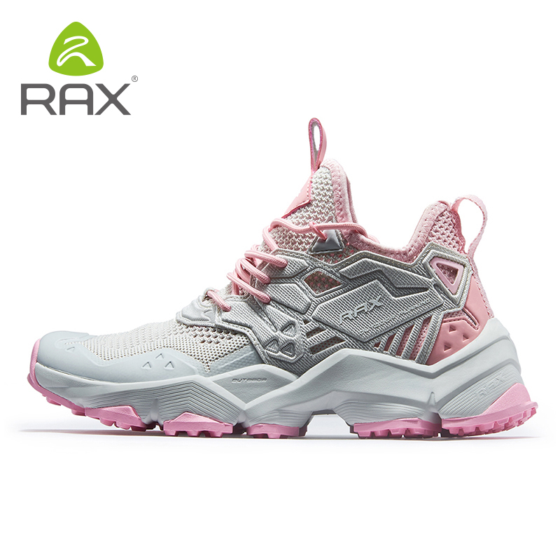 RAX Laufschuhe für Herren und Damen, Outdoor-Sportschuhe, atmungsaktiv, leicht, Turnschuhe, Air-Mesh-Obermaterial, rutschfeste Außensohle aus Naturkautschuk