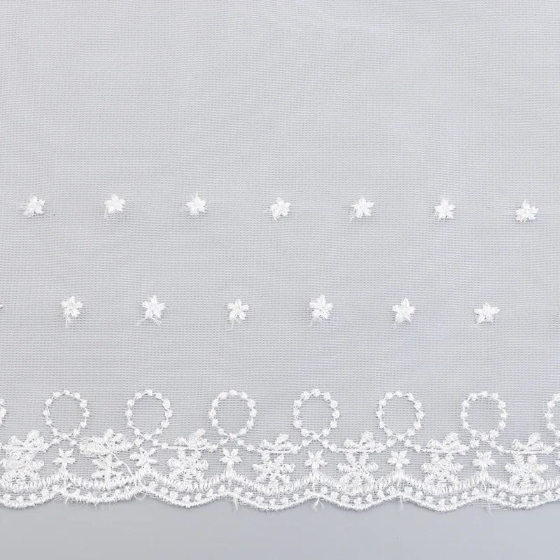 3ヤードホット販売型糸刺繍レースのスカートのウェディングアクセサリーdiyの服の装飾アクセサリー