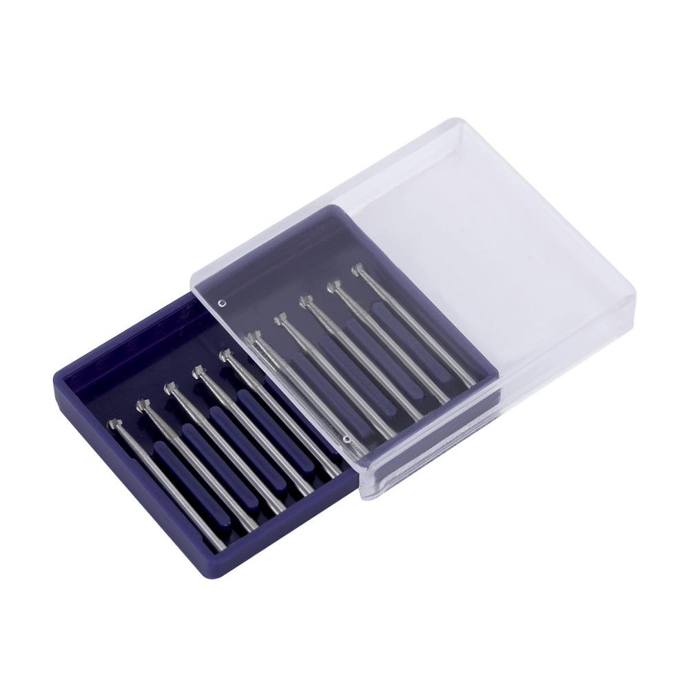 AZDENT ทันตกรรมทังสเตนคาร์ไบด์ Bur เจาะ FG 1/2/3/4/5 รอบ 1.6 มม.สําหรับ Handpiece ความเร็วสูงทันตกรรม Burs