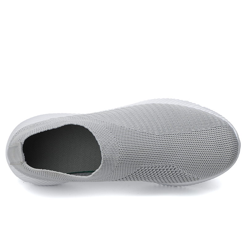 Mulheres sapatos vulcanizados de alta qualidade tênis deslizamento em apartamentos sapatos femininos mocassins plus size 42 andando plana