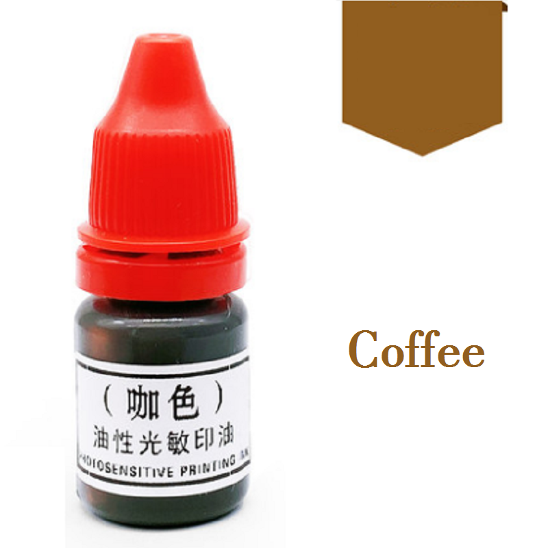 7Ml Lichtgevoelige Inkt Flash Voor Persoonlijke Naam Stempel, Heldere Kleuren, Hoge Dichtheid