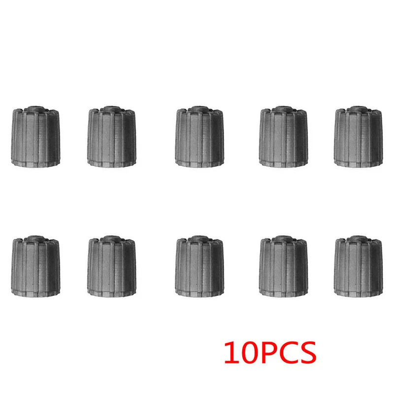 10 Chiếc Xám Sáng Tạo Bắt Sóng Lốp Van Thân Mũ TPMS Lốp Xe Nắp Có Gioăng Đa Năng Nylon Bên Ngoài Các Bộ Phận Xe Ô Tô phụ Kiện