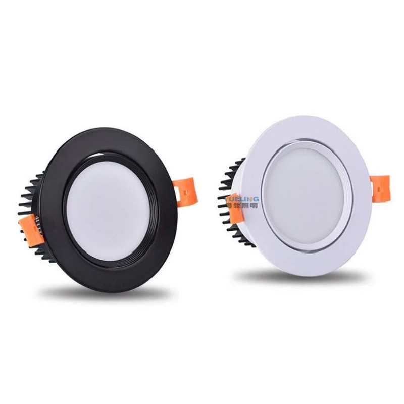 4 Loại Mờ Đèn LED Âm Trần Downlight 5W 7W 9W 12W 15W 18W COB LED đèn Ốp Trần Đèn Rọi AC110-220V Vòng Đèn LED Panel