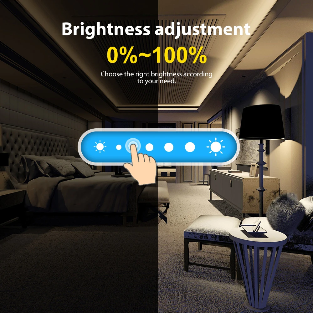 Tuya LED Dimmer Wifi Smart 2,4G RF Drahtlose Fernbedienung 230V 110V AC Triac Dimmer für Dimmbare LED Birne Licht Lampe 220V S1-B