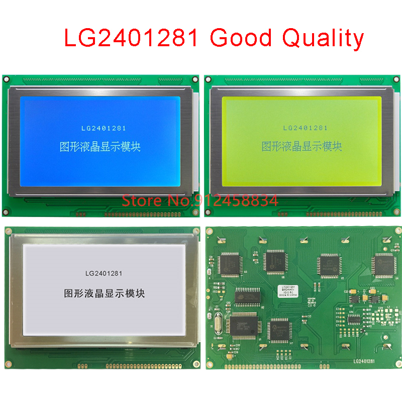 240128 Màn Hình Hiển Thị Lcd Module Với Bảng Điều Khiển Cảm Ứng Màn Hình Nhựa T6963C Hay RA6963 Hay UCI6963 144X104Mm LCM240128A B