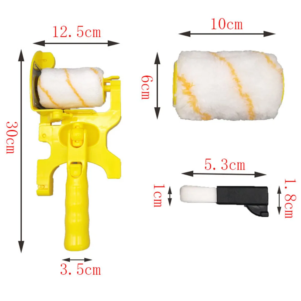 สีขอบเครื่องมือ Clean-Cut Edger Roller แปรงประตูมุมผนัง Clean-Cut สี Edger Roller สำหรับผนังเพดานแปรง