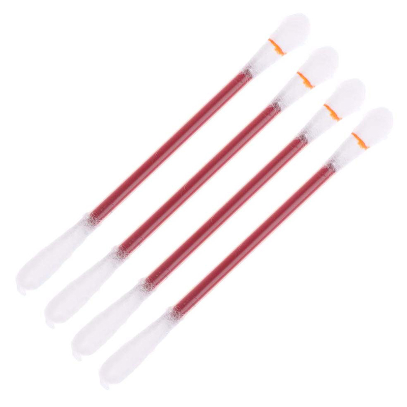 10 ชิ้นทิ้งไอโอดีนทางการแพทย์ผ้าฝ้าย Swab บ้านฆ่าเชื้อฉุกเฉิน Double Head Buds เคล็ดลับจมูกหูทําความสะอาด