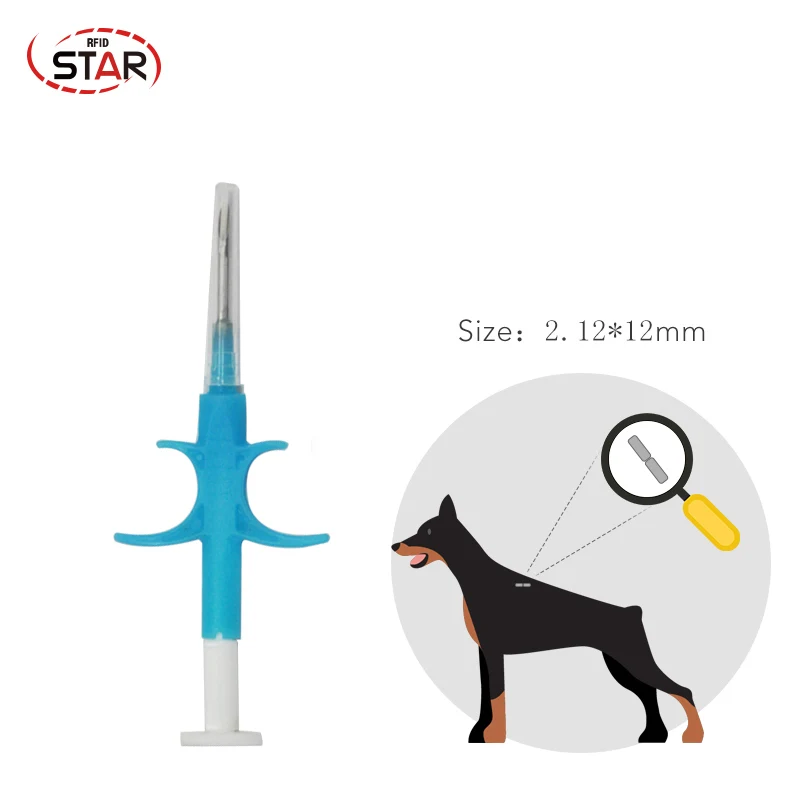 Envío Gratis 100 Uds 134,2 KHz perro RFID Chip de vidrio para vaca gato perro identificación/seguimiento de mascotas Microchip inyectores de identificación de animales