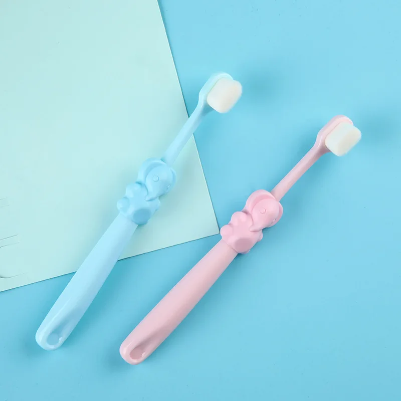 Bé Từ 0-3 Tuổi Mềm Bàn Chải Đánh Răng Trẻ Em Bàn Chải Đánh Răng Hoạt Hình Tay Cầm Bàn Chải Đánh Răng Chăm Sóc Răng Miệng Bàn Chải Đánh Răng Trẻ Khỏe Mạnh