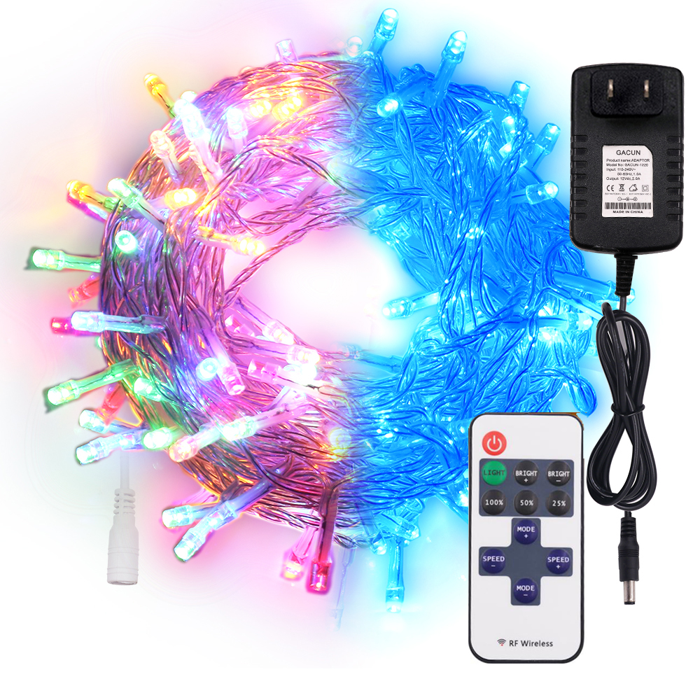 10/20/30/50M Weihnachten Lichter Streifen DC 12V Fee Licht Wasserdicht Silber Draht Weihnachten lampe Hochzeit Decor Weihnachten Baum Ornament