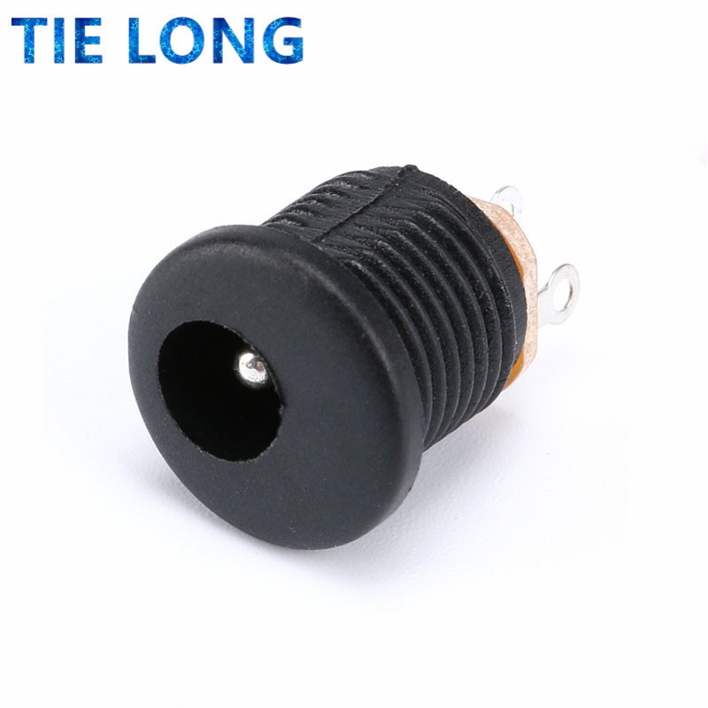 10/5/2 Stücke DC-022 5,5x2,1mm DC Steckdose Stecker Jack DC Anschlüsse Runde Loch Schraube Mutter Schnittstelle Panel Montage DC022 5,5-2,1
