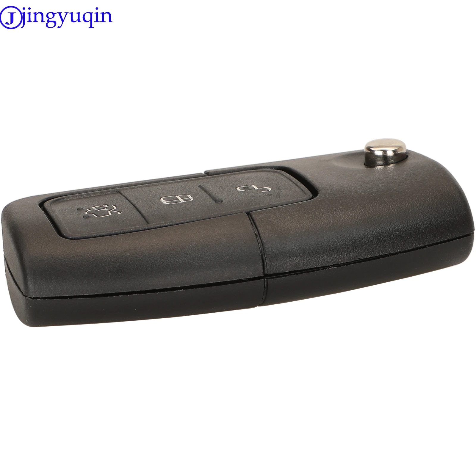 Jingyuqin chave remota do carro fob como 433mhz para ford fiesta focus 2 ecosport kuga escape c max ka fob hu101/fo21 3 botões