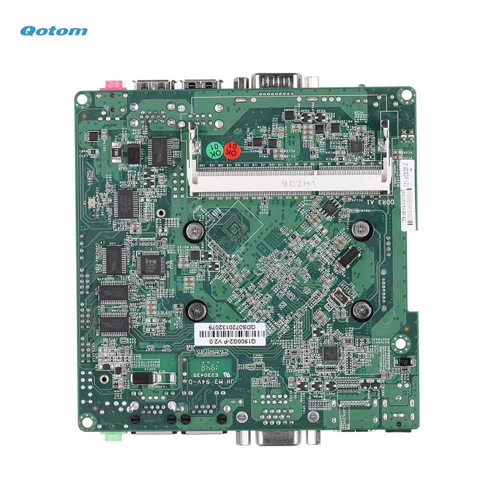 Qotom mini pc Q190S-CPU celeron j1900 quad core 2.0 ghz/ram ddr3/msata ssd/lan duplo/fanless