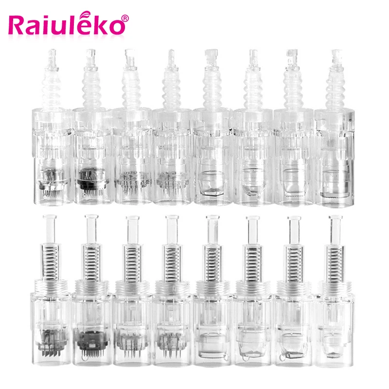 100/50/20 Chiếc Vít Lưỡi Lê Hộp Mực Thay Thế Cho Dr. Máy Imp Bút Micro Kim 9 Pin/12 Pin/36 Pin/3D/5D Nano Micro Nano Kim