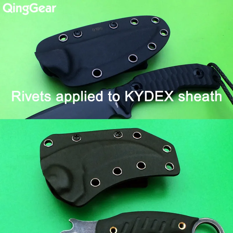 100 occhielli per guaina Kydex fai da te 6mm 7mm parti di utensili manuali per rivetti
