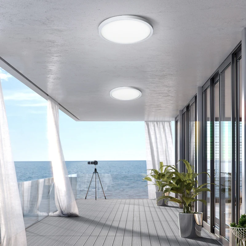 MARPOU Wohnzimmerleuchten LED-Deckenleuchte Ultradünn Kaltweiß 9W 13W 18W 24W Beleuchtungskörper Deckenleuchten Schlafzimmer Küche