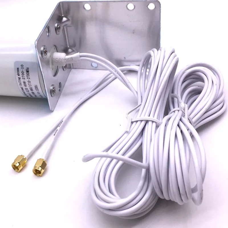 PAYEN ใหม่เสาอากาศ Dual 10เมตร3G 4G LTE Router Modem Aerial เสาอากาศภายนอกคู่ SMA TS9 CRC9 Connector