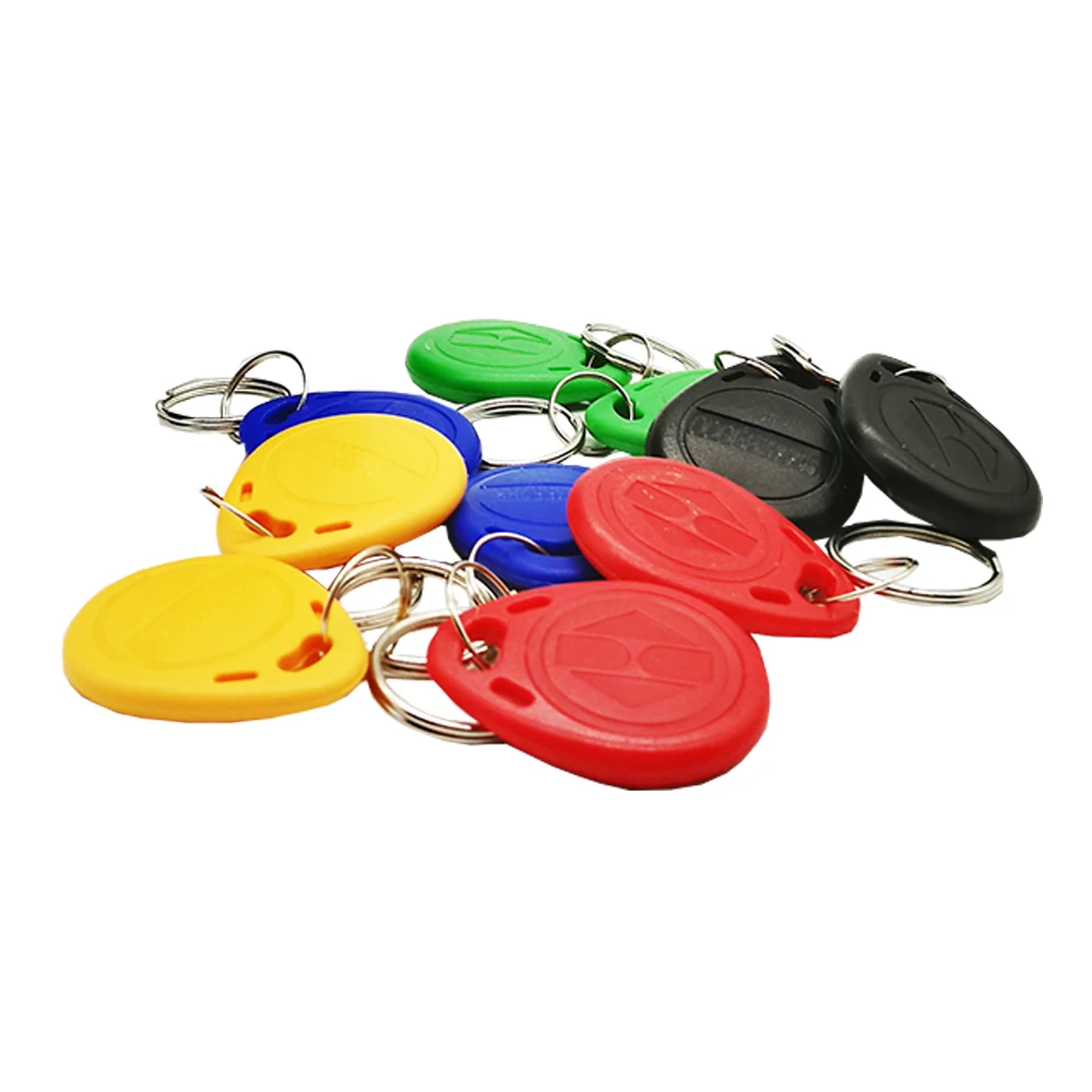 10PCS อ่านเท่านั้น TK4100 Proximity 125Khz RFID Keyfobs Card Access Control Key Chain การ์ด