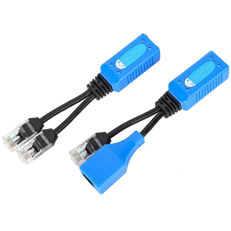 uPOE kabelset RJ45 splitter combiner CCTV POE Adapterkabel Passieve voedingskabel voor IP-camera