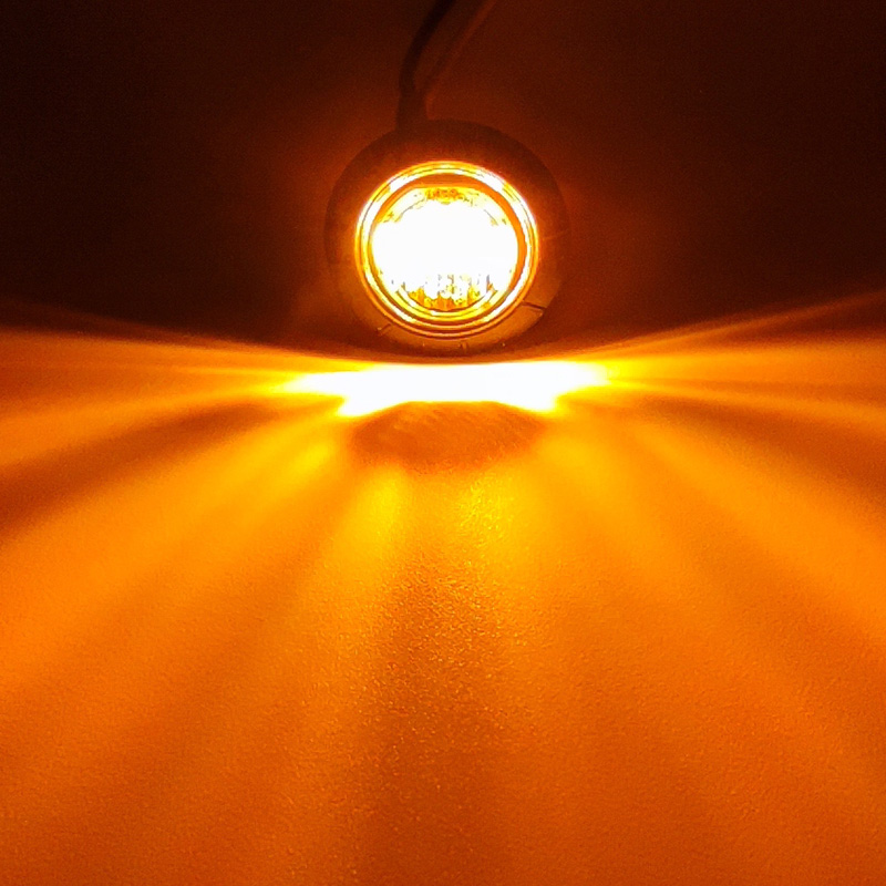 Luz LED de posición lateral DRL de 12V y 24V para automóviles, camiones, remolque, autobús, lámpara de freno trasero, lámpara de advertencia de coche, iluminación indicadora de señal de giro