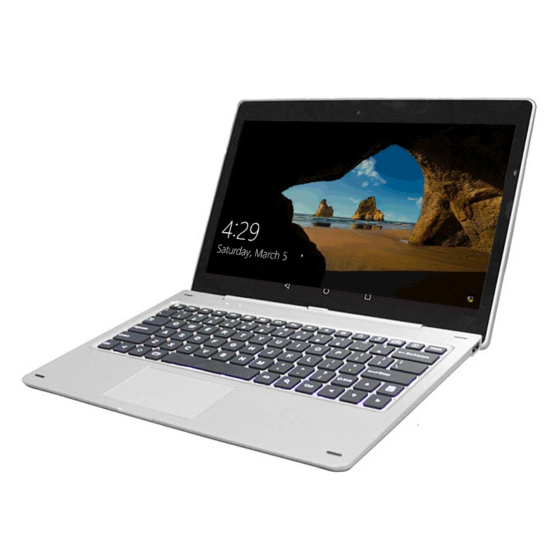 11.6 ''Windows 10 Tablet PC 2GBDDR + 64GB 2in1 Met Docking Toetsenbord Z3735G CPU 1366*768 IPS Scherm Quad Core G12 Dual Camera
