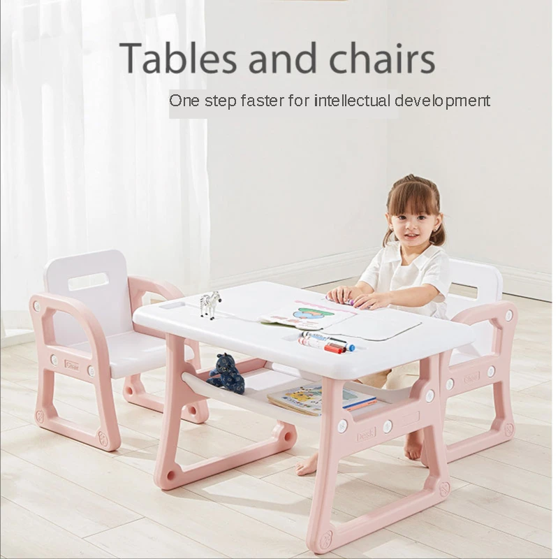 K-STAR Kids Table And Chairs Set 2 Color Toddler Activity Chair Best For Toddlers Reading Drawing Home Use Drop Shipping