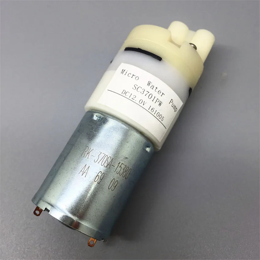 1 Buah DC 12V 550Ml/Menit 370 Pompa Air Mikro SC3701PW Pompa Air Self-Priming Mini Pompa Listrik Aksesori Pompa Self-Priming