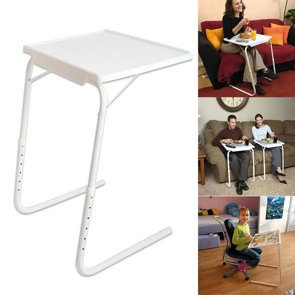 Bàn Laptop Di Động Chiều Cao Gấp Sofa Mặt Bàn Làm Việc Ăn Nhẹ Laptop Xách Tay Khay Đế Rời Bàn Ăn Sáng Để Bàn